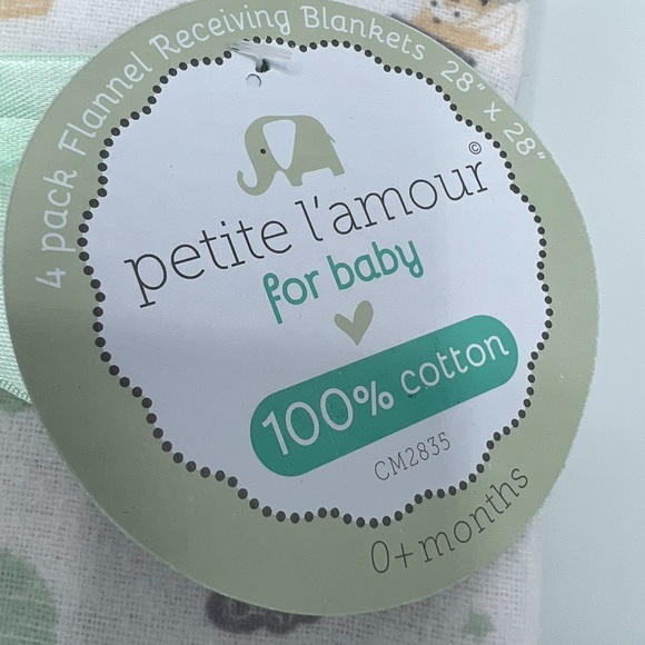 100% COTTON 4 PACK RECEIVING BLANKETS - Picture 9 of 9